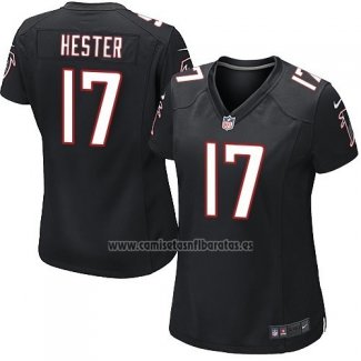 Camiseta NFL Game Atlanta Falcons Hester Negro