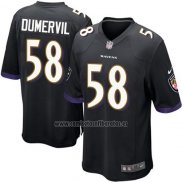 Camiseta NFL Game Baltimore Ravens Dumervil Negro