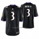 Camiseta NFL Game Baltimore Ravens Robert Griffin III Negro