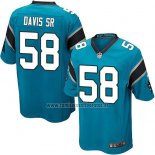 Camiseta NFL Game Carolina Panthers Davis Sr Azul