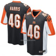 Camiseta NFL Game Cincinnati Bengals Clark Harris Negro