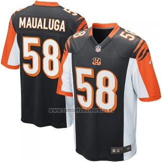 Camiseta NFL Game Cincinnati Bengals Maualuga Negro