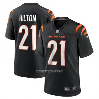 Camiseta NFL Game Cincinnati Bengals Mike Hilton Negro