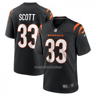 Camiseta NFL Game Cincinnati Bengals Nick Scott Negro