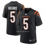 Camiseta NFL Game Cincinnati Bengals Tee Higgins 5 Negro