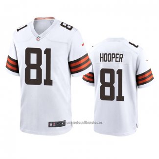 Camiseta NFL Game Cleveland Browns Austin Hooper 2020 Blanco