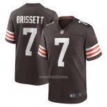 Camiseta NFL Game Cleveland Browns Jacoby Brissett Marron