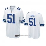 Camiseta NFL Game Dallas Cowboys Bradlee Anae Blanco