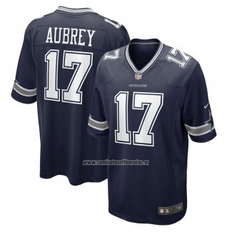 Camiseta NFL Game Dallas Cowboys Brandon Aubrey Azul