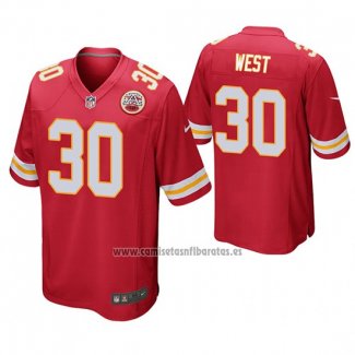 Camiseta NFL Game Kansas City Chiefs Charcandrick West Rojo