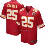 Camiseta NFL Game Kansas City Chiefs Charles Rojo