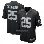 Camiseta NFL Game Las Vegas Raiders Decamerion Richardson Negro