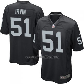 Camiseta NFL Game Las Vegas Raiders Irvin Negro