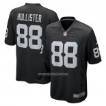 Camiseta NFL Game Las Vegas Raiders Jacob Hollister Negro
