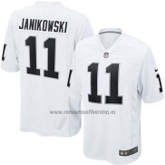 Camiseta NFL Game Las Vegas Raiders Janikowski Blanco