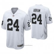 Camiseta NFL Game Las Vegas Raiders Johnathan Abram Blanco