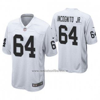 Camiseta NFL Game Las Vegas Raiders Richie Incognito Jr. Blanco