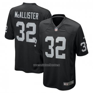 Camiseta NFL Game Las Vegas Raiders Tyreik McAllister Negro