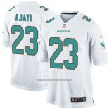 Camiseta NFL Game Miami Dolphins 23 Jay Ajayi Blanco