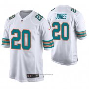 Camiseta NFL Game Miami Dolphins Reshad Jones Blanco Throwback