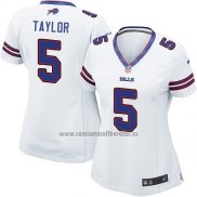 Camiseta NFL Game Mujer Buffalo Bills Taylor Blanco