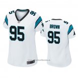 Camiseta NFL Game Mujer Carolina Panthers Derrick Brown Blanco