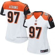 Camiseta NFL Game Mujer Cincinnati Bengals Atkins Blanco