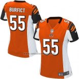 Camiseta NFL Game Mujer Cincinnati Bengals Burfict Naranja