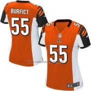 Camiseta NFL Game Mujer Cincinnati Bengals Burfict Naranja