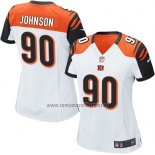 Camiseta NFL Game Mujer Cincinnati Bengals Johnson Blanco