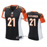 Camiseta NFL Game Mujer Cincinnati Bengals Mackensie Alexander Negro