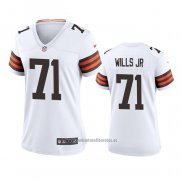 Camiseta NFL Game Mujer Cleveland Browns Jedrick Wills Blanco