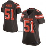 Camiseta NFL Game Mujer Cleveland Browns Mingo Marron