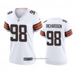 Camiseta NFL Game Mujer Cleveland Browns Sheldon Richardson 2020 Blanco