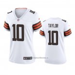 Camiseta NFL Game Mujer Cleveland Browns Taywan Taylor 2020 Blanco