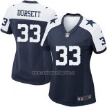 Camiseta NFL Game Mujer Dallas Cowboys Dorsett Azul Blanco