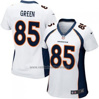 Camiseta NFL Game Mujer Denver Broncos Green Blanco