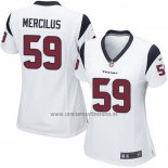 Camiseta NFL Game Mujer Houston Texans Mercilus Blanco