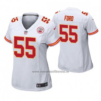 Camiseta NFL Game Mujer Kansas City Chiefs Dee Ford Blanco