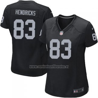 Camiseta NFL Game Mujer Las Vegas Raiders Hendricks Negro