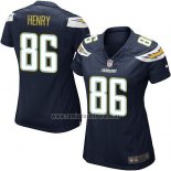 Camiseta NFL Game Mujer Los Angeles Chargers Henry Negro