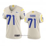 Camiseta NFL Game Mujer Los Angeles Rams Bobby Evans 2020 Marfil