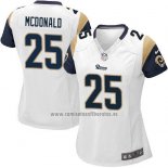 Camiseta NFL Game Mujer Los Angeles Rams Mcdonald Blanco