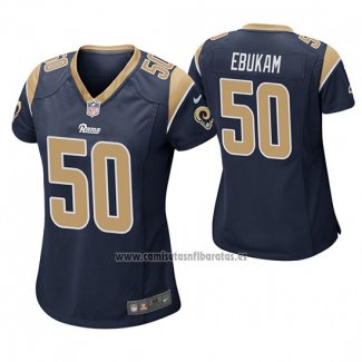 Camiseta NFL Game Mujer Los Angeles Rams Samson Ebukam Azul