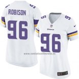 Camiseta NFL Game Mujer Minnesota Vikings Robinson Blanco