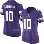 Camiseta NFL Game Mujer Minnesota Vikings Tarkenton Violeta