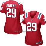 Camiseta NFL Game Mujer New England Patriots Blount Rojo