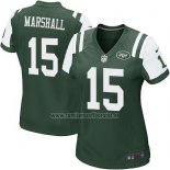 Camiseta NFL Game Mujer New York Jets Marshall Verde