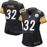 Camiseta NFL Game Mujer Pittsburgh Steelers Harris Negro