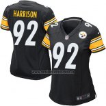 Camiseta NFL Game Mujer Pittsburgh Steelers Harrison Negro